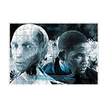 Cakapuzzle I, Robot Smith and Robot Illustration Yapboz MDF Puzzle