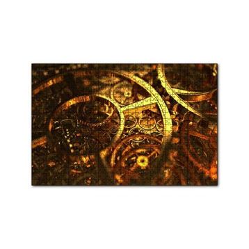 Cakapuzzle İçiçe Altın Çarklar 120 Parça Ahşap Puzzle