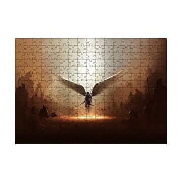 Cakapuzzle Ikarus Kanatlı Şövalye ve Ordular 255 Parça Puzzle