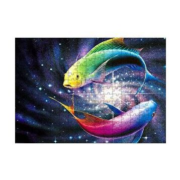 Cakapuzzle İki Balık Işık Demetleri Arasında 120 Parça Puzzle