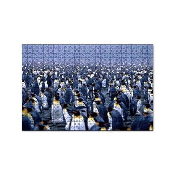 Cakapuzzle İmparator Penguenleri Mahşer Kalabalığı 120 Parça Ahşap Puzzle