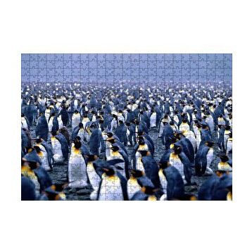 Cakapuzzle İmparator Penguenleri Mahşer Kalabalığı 120 Parça Ahşap Puzzle