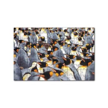 Cakapuzzle İmpataror Penguenleri Bir Arada 120 Parça Ahşap Puzzle