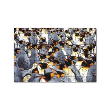 Cakapuzzle İmpataror Penguenleri Bir Arada 120 Parça Ahşap Puzzle