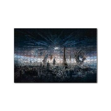 Cakapuzzle Independence Day Resurgence Paris Yapboz MDF Puzzle