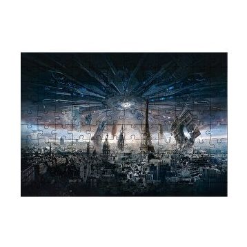 Cakapuzzle Independence Day Resurgence Paris Yapboz MDF Puzzle