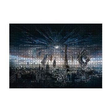 Cakapuzzle Independence Day Resurgence Paris Yapboz MDF Puzzle