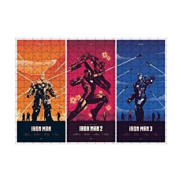 Cakapuzzle Iron Man Üçlemesi Yapboz MDF Puzzle