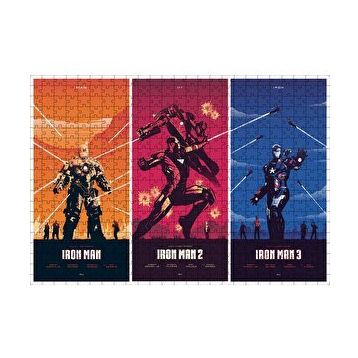 Cakapuzzle Iron Man Üçlemesi Yapboz MDF Puzzle