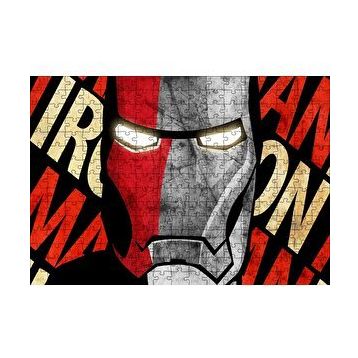 Cakapuzzle Iron Man Yakın Plan İllüstrasyon 120 Parça Puzzle
