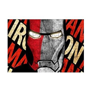 Cakapuzzle Iron Man Yakın Plan İllüstrasyon 120 Parça Puzzle