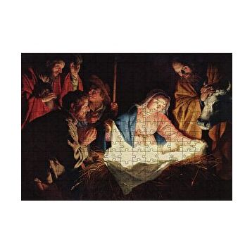 Cakapuzzle İsanın Doğumu ve Meryem 120 Parça Ahşap Puzzle