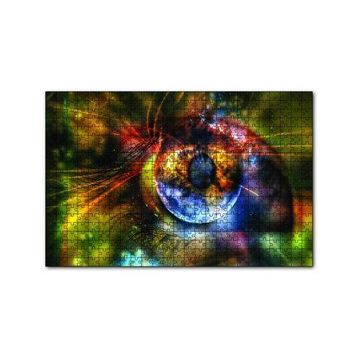 Cakapuzzle Işıltılı Soyut Göz 120 Parça Puzzle