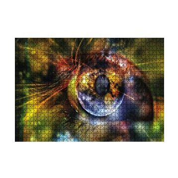 Cakapuzzle Işıltılı Soyut Göz 120 Parça Puzzle
