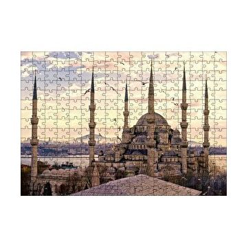 Cakapuzzle İstanbul Sultan Ahmet Camii Görseli 120 Parça Ahşap Puzzle