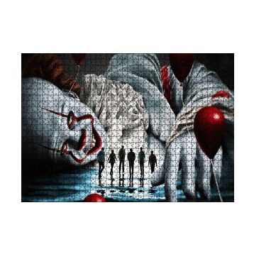 Cakapuzzle IT Filmi Karakteri Palyaço ve Kurbanları Yapboz MDF Puzzle