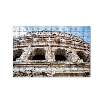 Cakapuzzle İtalya Roma Kolezyum Amfi Tiyatro 120 Parça Ahşap Puzzle