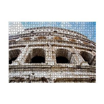 Cakapuzzle İtalya Roma Kolezyum Amfi Tiyatro 120 Parça Ahşap Puzzle