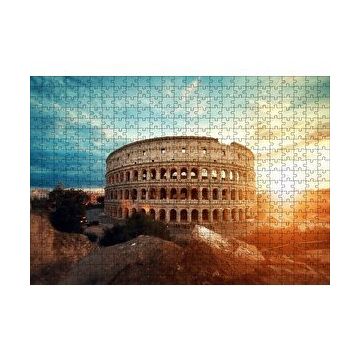 Cakapuzzle İtalya Roma Tarihi Colosseum 120 Parça Ahşap Puzzle