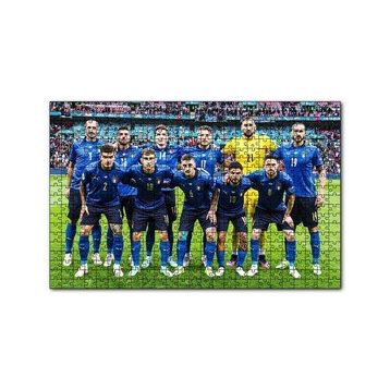 Cakapuzzle İtalya Uefa Euro 2021 Şampiyonluk Pozu 120 Parça Ahşap Puzzle