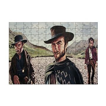 Cakapuzzle İyi Kötü Çirkin Karikatürize 120 Parça Ahşap Puzzle