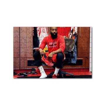 Cakapuzzle James Harden Houston Basketbolcu 120 Parça Ahşap Puzzle