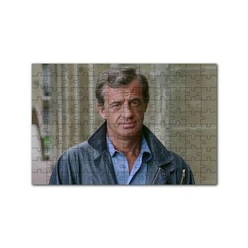 Cakapuzzle Jean Paul Belmondo Sokak Pozu 120 Parça Ahşap Puzzle