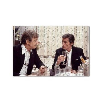 Cakapuzzle Jean Paul Belmondo ve Alain Delon 120 Parça Ahşap Puzzle