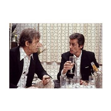 Cakapuzzle Jean Paul Belmondo ve Alain Delon 120 Parça Ahşap Puzzle