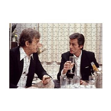 Cakapuzzle Jean Paul Belmondo ve Alain Delon 120 Parça Ahşap Puzzle