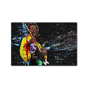 Cakapuzzle Jimi Hendrix Gitar Illüstrasyon 255 Parça Puzzle