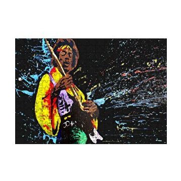 Cakapuzzle Jimi Hendrix Gitar Illüstrasyon 255 Parça Puzzle