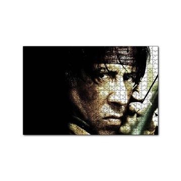 Cakapuzzle John Rambo ve Oku 120 Parça Ahşap Puzzle