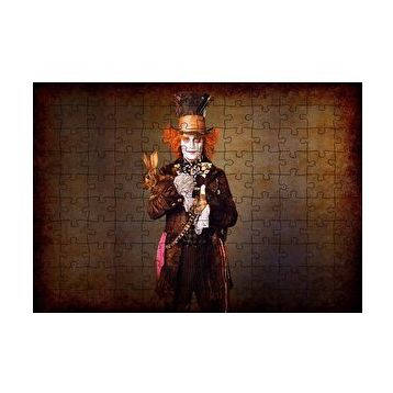 Cakapuzzle Johnny Depp Alice Harikalar Diyarında 120 Parça Ahşap Puzzle