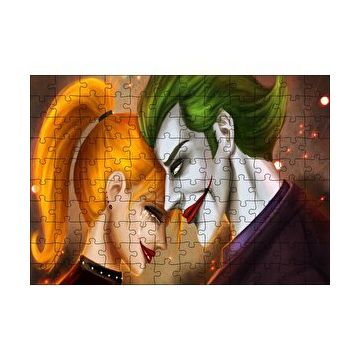 Cakapuzzle Joker And Harley Quinn Görseli 120 Parça Puzzle