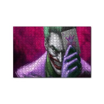 Cakapuzzle Joker Ve Joker Kartı Yağlı Boya Görseli 120 Parça Ahşap Puzzle