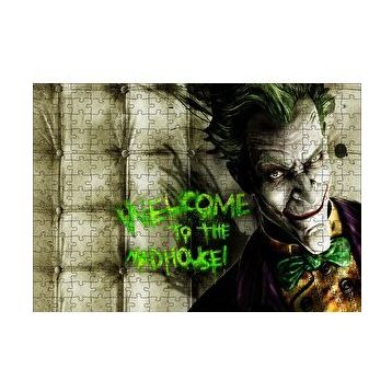 Cakapuzzle Joker Welcome To The Madhouse Palyaço 255 Parça Puzzle