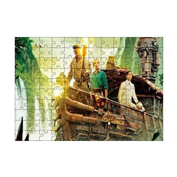 Cakapuzzle Jumanji Vahşi Orman Güvertede Maceracılar 120 Parça Ahşap Puzzle