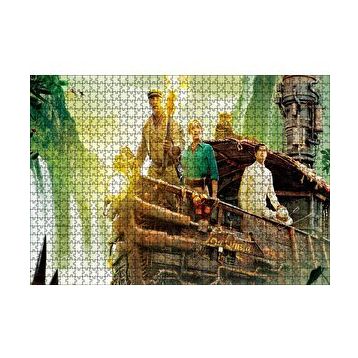 Cakapuzzle Jumanji Vahşi Orman Güvertede Maceracılar 120 Parça Ahşap Puzzle