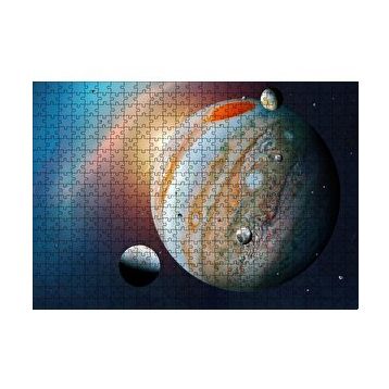 Cakapuzzle Jüpiter ve Uyduları 120 Parça Ahşap Puzzle