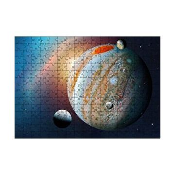 Cakapuzzle Jüpiter ve Uyduları 120 Parça Ahşap Puzzle