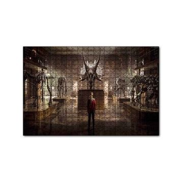 Cakapuzzle Jurassic World Kayıp Krallık İskelet Müzesi 120 Parça Ahşap Puzzle