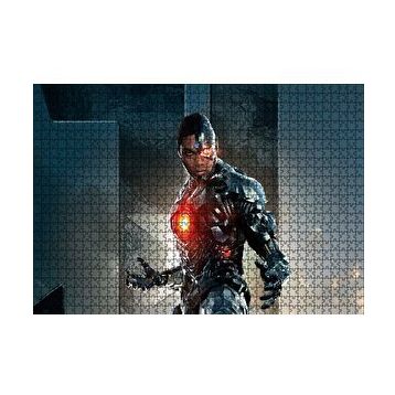 Cakapuzzle Justice League Cyborg 120 Parça Ahşap Puzzle