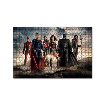 Cakapuzzle Justice League Kahramanlar 120 Parça Ahşap Puzzle