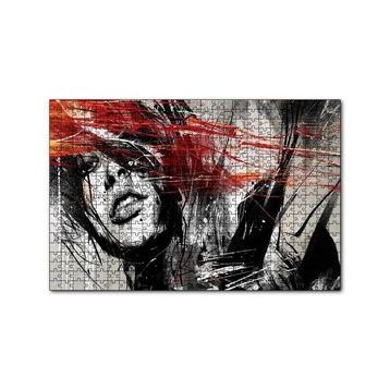Cakapuzzle Kadın Çizim Görseli 120 Parça Puzzle