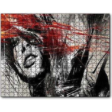 Cakapuzzle Kadın Çizim Görseli 120 Parça Puzzle