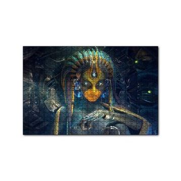 Cakapuzzle Kadın Cyborg Dijital Sanat 120 Parça Puzzle