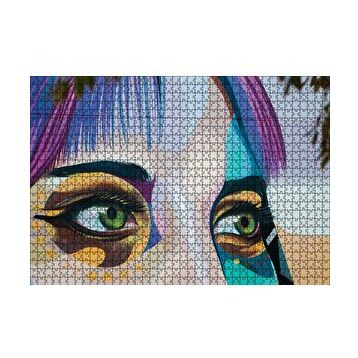 Cakapuzzle Kadın Gözü Boyama 120 Parça Puzzle