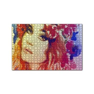 Cakapuzzle Kadın Suluboya Çizim Görsel 120 Parça Puzzle