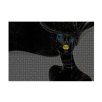 Cakapuzzle Kadın ve Takımyıldızlar 120 Parça Ahşap Puzzle